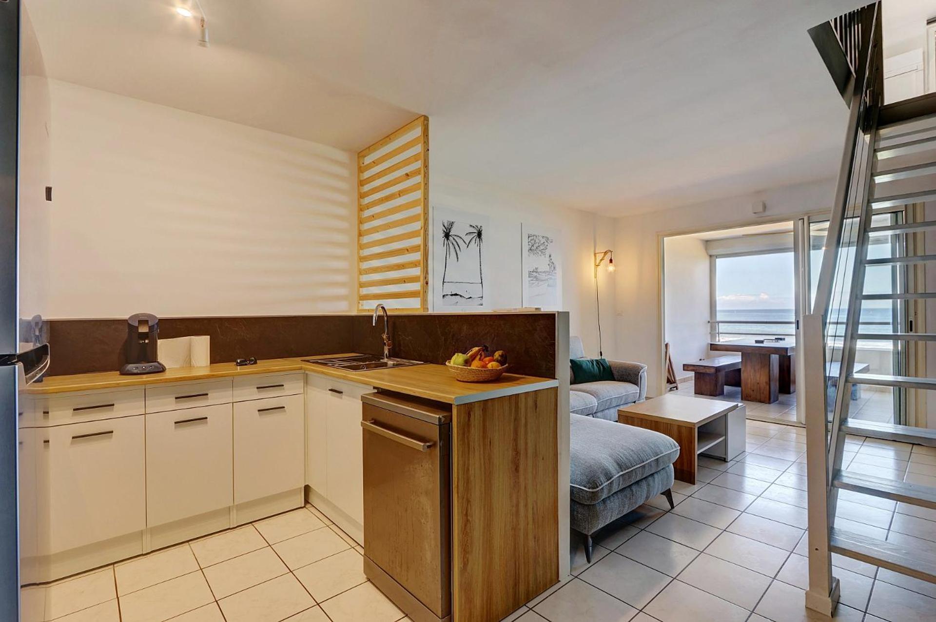 Plein La Vue - T4 Saint Leu 1Ere Ligne Pieds Dans L'Eau Apartment Екстериор снимка