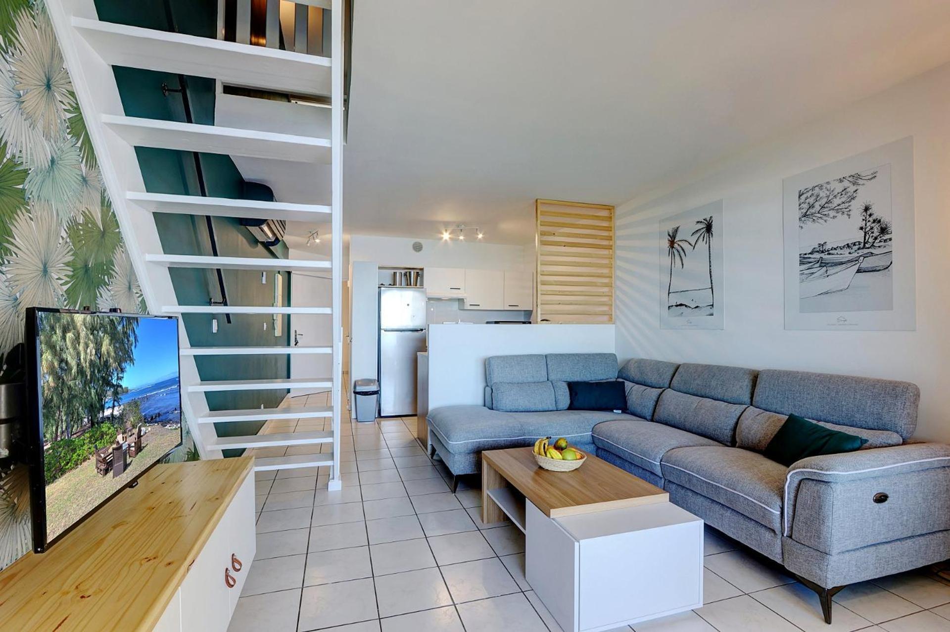 Plein La Vue - T4 Saint Leu 1Ere Ligne Pieds Dans L'Eau Apartment Екстериор снимка